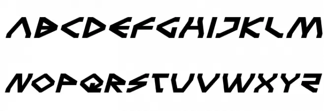 Terra Firma Expanded Italic Шрифта строчной