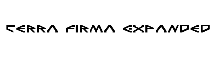 Terra Firma Expanded  フリーフォントのダウンロード