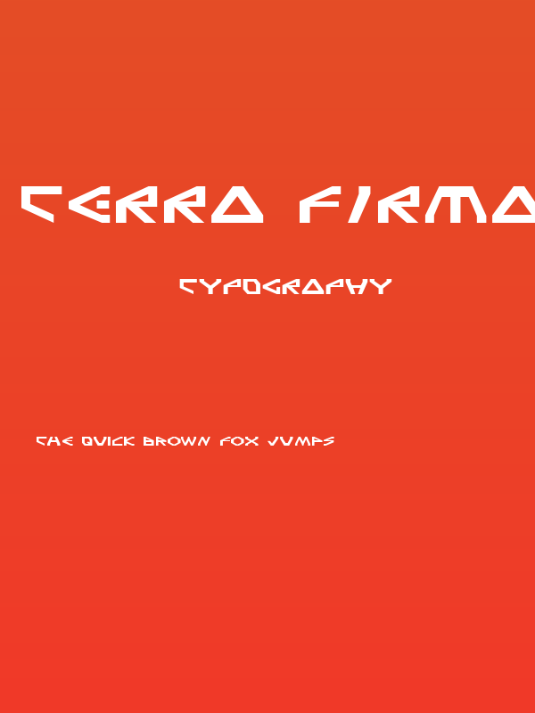 Terra Firma Expanded Poster