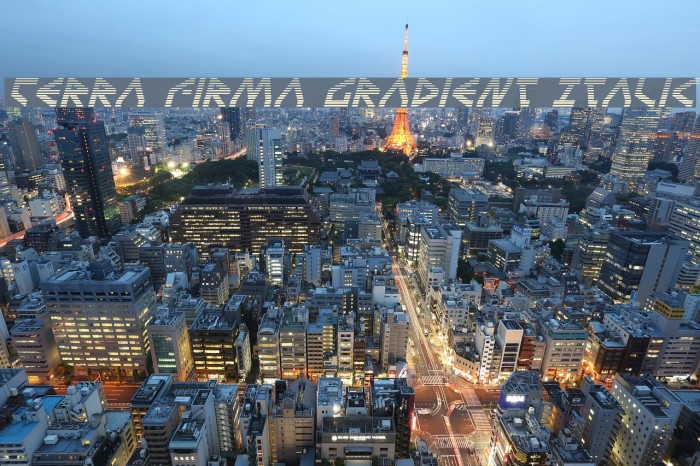 Terra Firma Gradient Italic Example 2