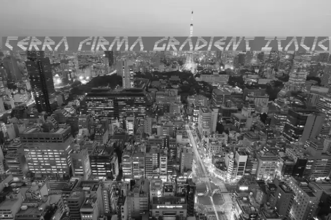 Terra Firma Gradient Italic Font examples