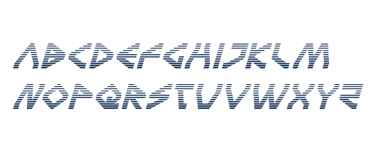 Terra Firma Gradient Italic Lowercase