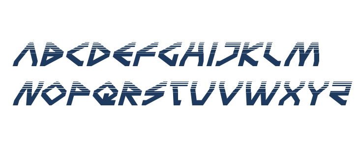 Terra Firma Halftone Italic Lowercase