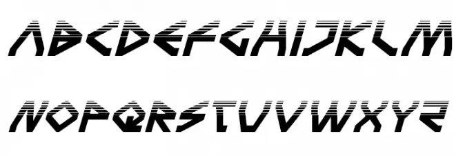 Terra Firma Halftone Italic Fuentes MINÚSCULAS
