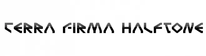 Terra Firma Halftone  Frei Schriftart Herunterladen