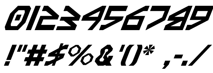Terra Firma Italic Font OTHER CHARS
