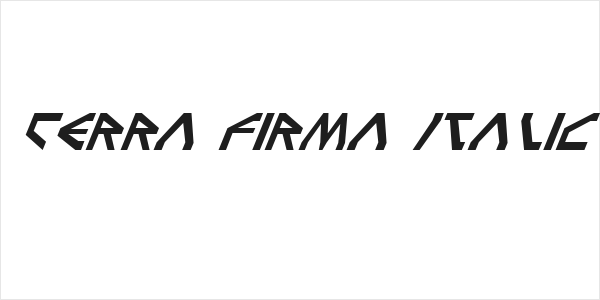 Terra Firma Italic Logo