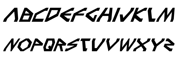 Terra Firma Italic Font LOWERCASE