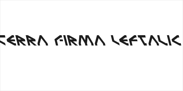 Terra Firma Leftalic Logo