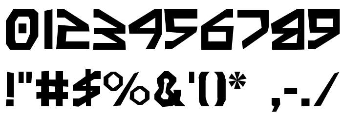 Terra Firma Rough Font OTHER CHARS