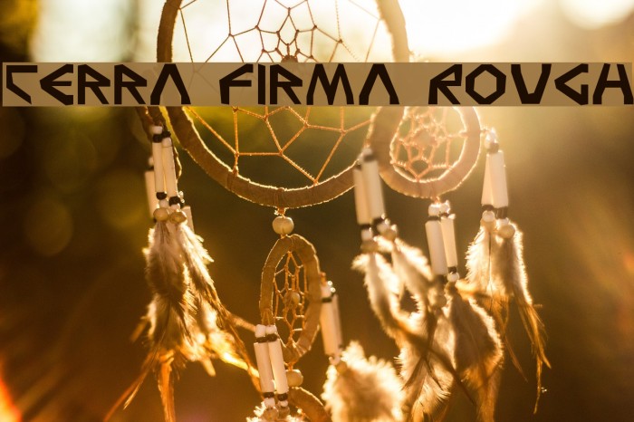 Terra Firma Rough Font examples
