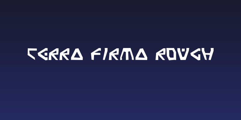 Terra Firma Rough Social Header