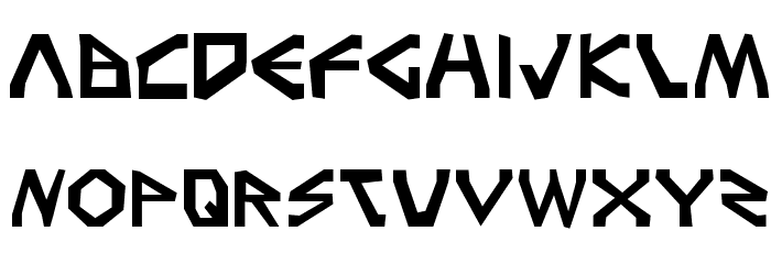 Terra Firma Rough Font LOWERCASE