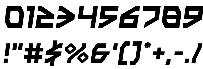 Terra Firma Semi-Italic Font OTHER CHARS