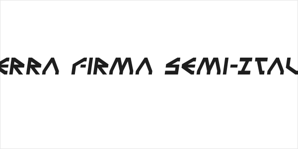 Terra Firma Semi-Italic Logo