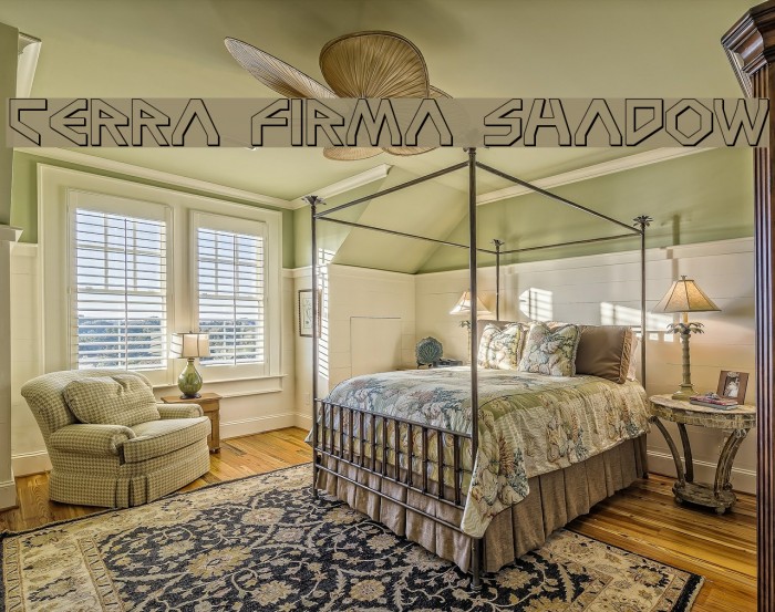 Terra Firma Shadow Font examples