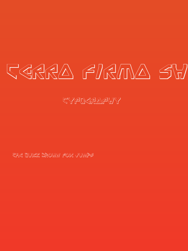 Terra Firma Shadow Poster