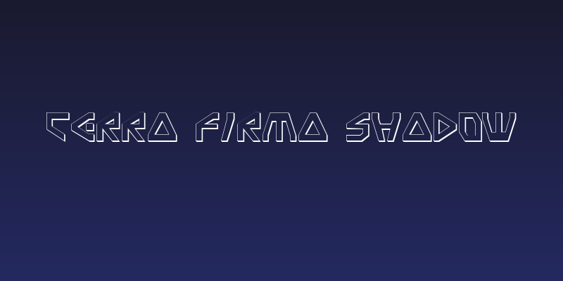 Terra Firma Shadow Social Header