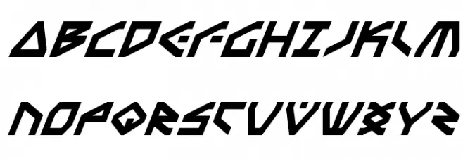 Terra Firma Super-Italic Шрифта ВЕРХНИЙ