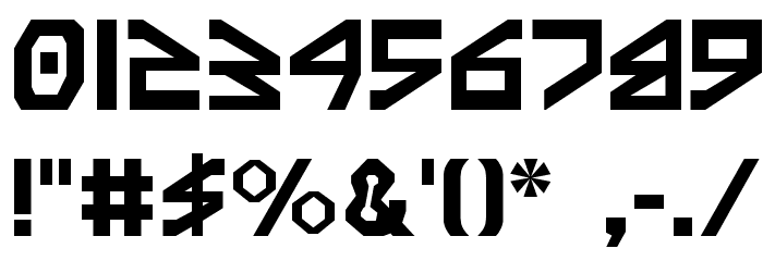 Terra Firma Font Alte caractere