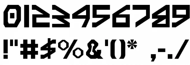 Terra Firma Font OTHER CHARS