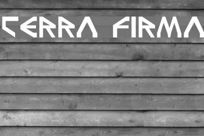 Terra Firma Font examples