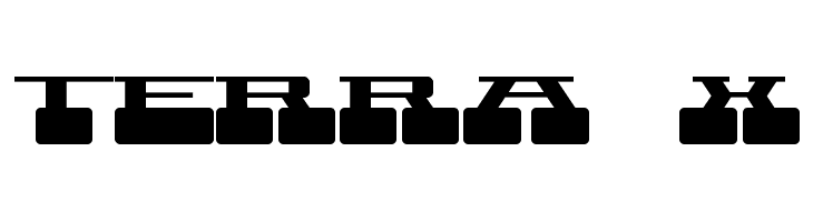 Terra  X  フリーフォントのダウンロード