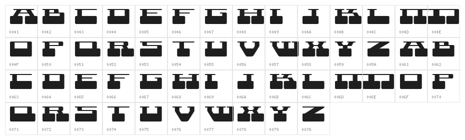 Terra  X Character Map
