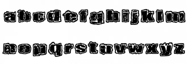 Terra Schriftart Kleinbuchstaben