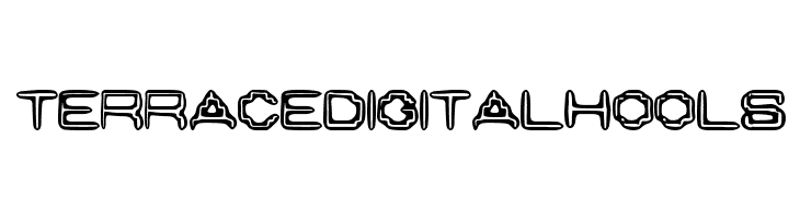 Terrace Digital Hools  नि: शुल्क फ़ॉन्ट्स डाउनलोड