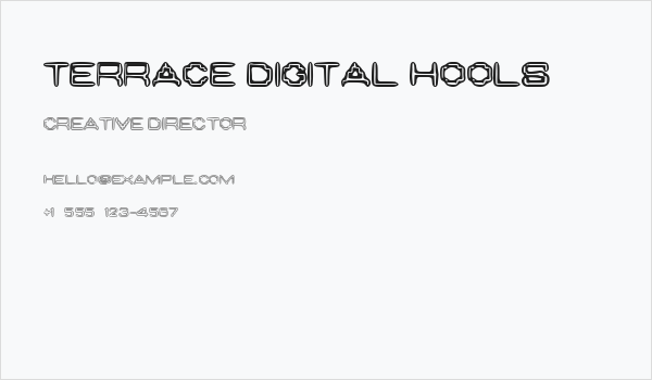 Terrace Digital Hools Business Card