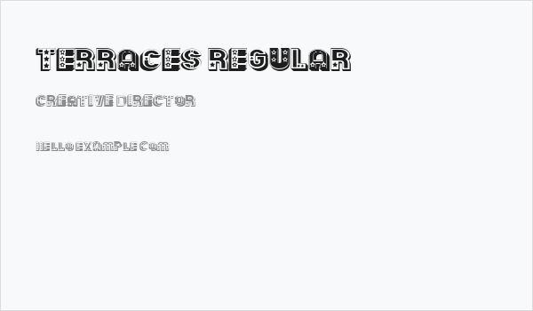 Terraces Regular Business Card