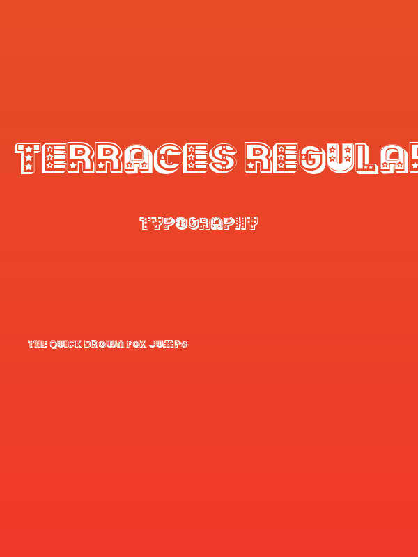 Terraces Regular Poster