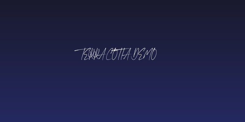 Terracotta Demo Social Header