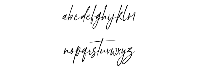 Terracotta Demo Font LOWERCASE