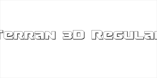 Terran 3D Regular Logo