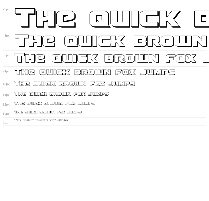 Terran 3D Regular Waterfall