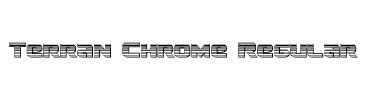 Terran Chrome Regular Font