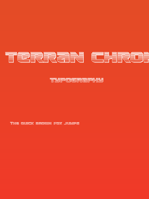 Terran Chrome Regular Poster
