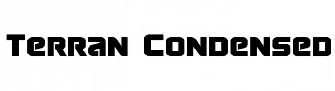 Terran Condensed  Frei Schriftart Herunterladen