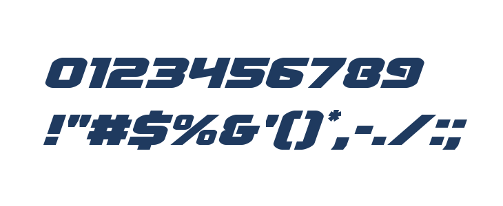 Terran Drop-Case Italic Other Characters