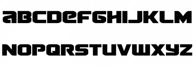 Terran Drop-Case Regular Font Litere mari