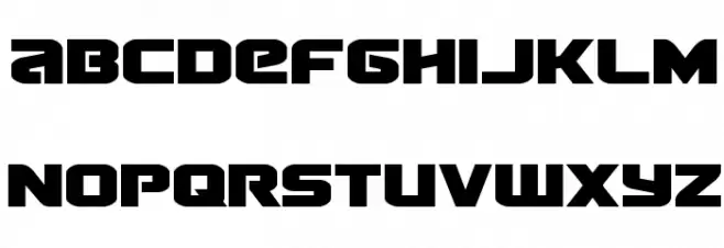Terran Drop-Case Regular フォント 小文字