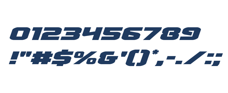 Terran Expanded Italic Other Characters