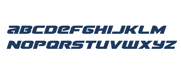 Terran Expanded Italic Lowercase