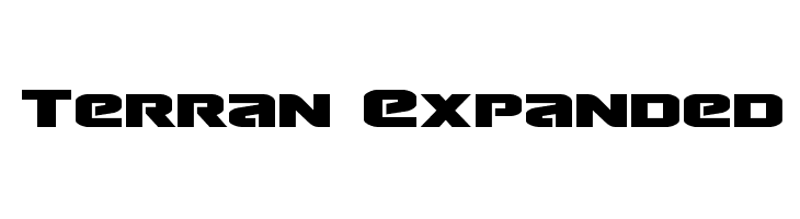 Terran Expanded  フリーフォントのダウンロード