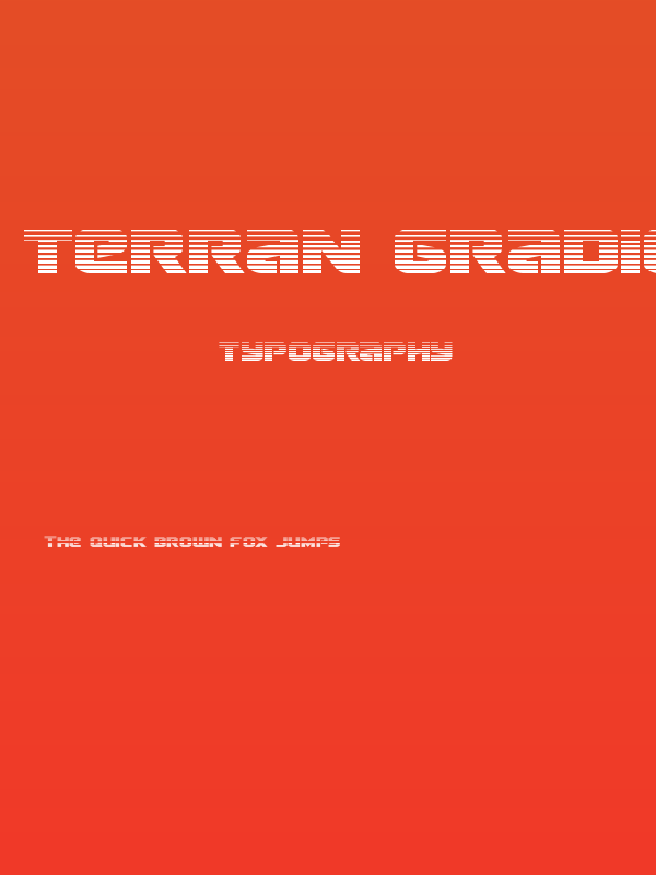 Terran Gradient Regular Poster