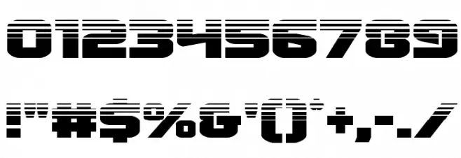 Terran Half-Tone Regular Font OTHER CHARS