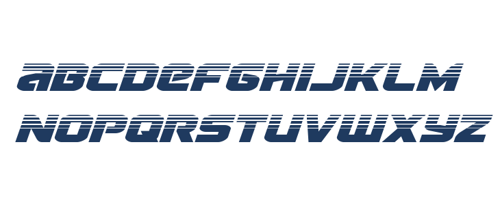 Terran Halftone Italic Lowercase