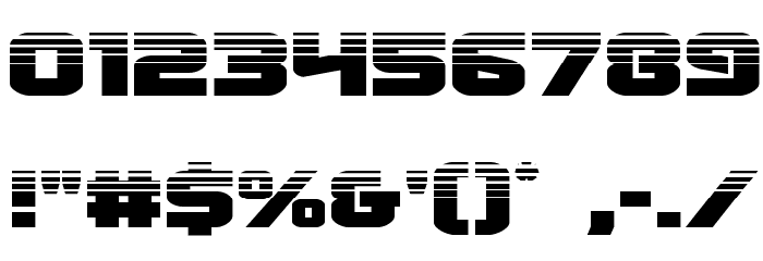 Terran Halftone Font OTHER CHARS